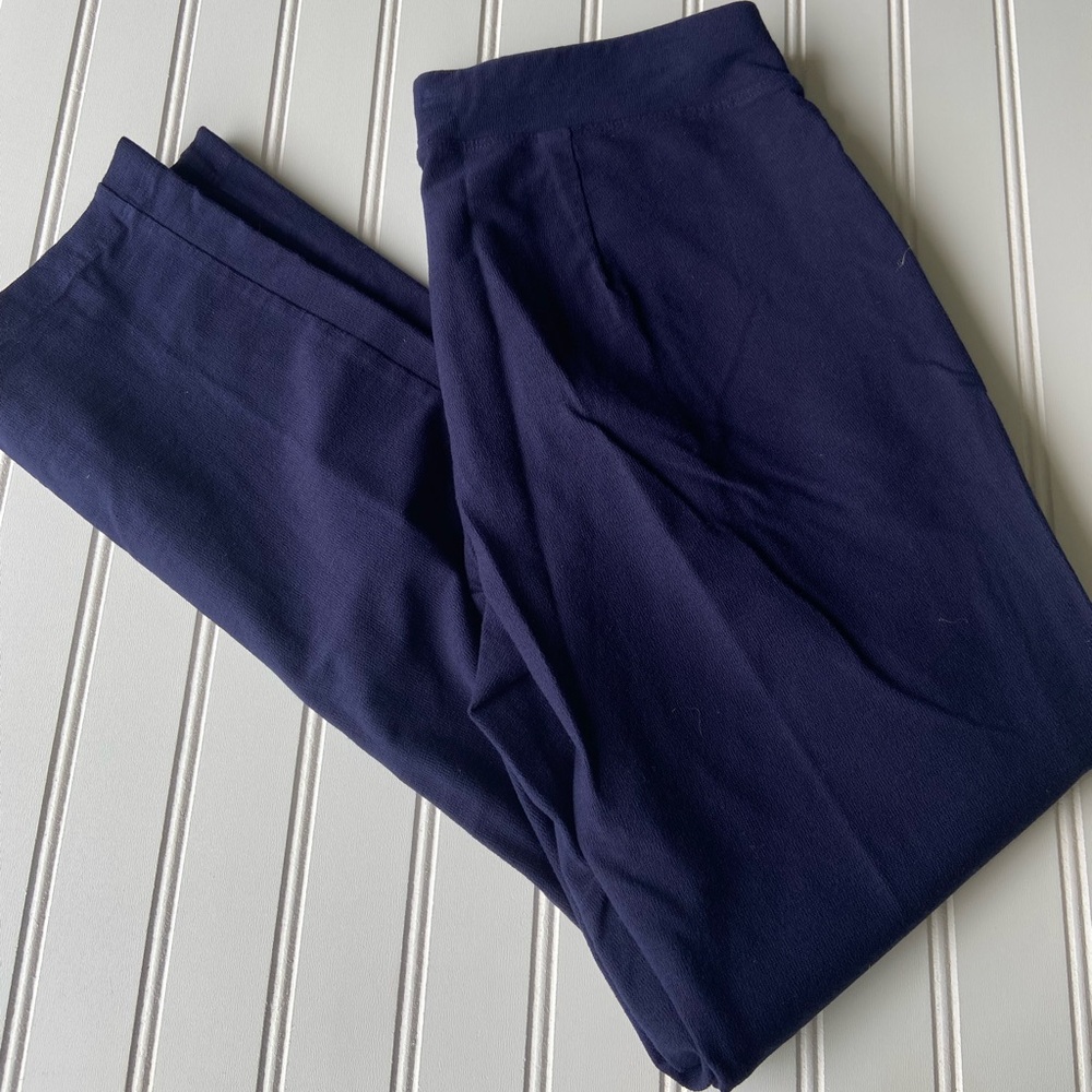 Eileen Fisher Bark Navy Blue stretch Pants Sz:XS